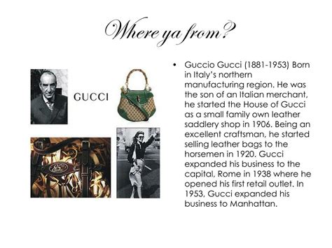 gucci powerpoint in francese|gucci brand ppt.